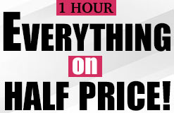 Have yourself a Happy Hour! One hour of livesex on half price!